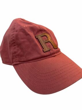 Rosemary Beach Varsity “R” Hat Nantucket Red Leather Letter Legacy Cotton Cap
